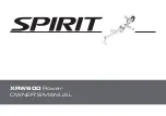 Spirit XRW600 Owner'S Manual preview