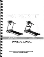 Spirit XT375 Owner'S Manual preview
