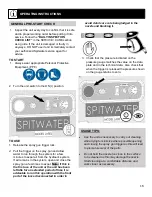 Preview for 16 page of Spitwater 10-120H Operating And Maintenance Manual