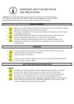 Preview for 4 page of Spitwater JETFIRE DI16 Operating And Maintenance Manual