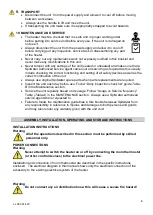 Preview for 8 page of Spitwater JETFIRE J20A Operating And Maintenance Manual