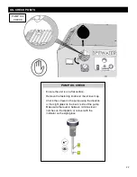 Предварительный просмотр 22 страницы Spitwater SHW85 Operating And Maintenance Manual