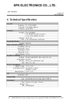 Preview for 5 page of SPK Electronic Co SPK-GPS8063 Product Data Sheet