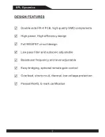 Preview for 4 page of SPL Dynamics ICE-1500D Owner'S Manual