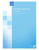 Preview for 1 page of SPL-Laboratory LCD Bass Meter SE User Manual