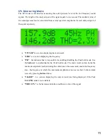 Preview for 11 page of SPL-Laboratory LCD Bass Meter SE User Manual