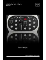 Предварительный просмотр 1 страницы SPL DrumXchanger Manual