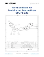 SPL FE Z33 Installation Instructions preview