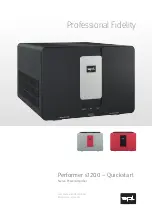 SPL Performer s1200 Quick Start Manual предпросмотр