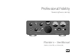 Предварительный просмотр 1 страницы SPL Phonitor x User Manual