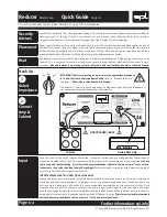 Предварительный просмотр 1 страницы SPL Reducer 1160 Quick Manual