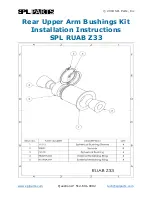 Preview for 1 page of SPL RUAB Z33 Installation Instructions