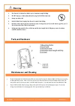 Preview for 2 page of SPL SUPREME SPBSEAT50 Installation And Operation Instructions