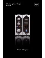 Предварительный просмотр 1 страницы SPL Transient Designer 2880 Manual