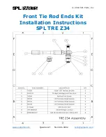 Preview for 1 page of SPL TRE Z34 Installation Instructions