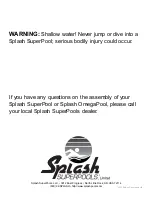 Preview for 2 page of Splash SuperPools SuperPool User Manual