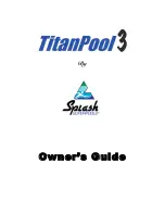 Splash SuperPools TitanPool3 Owner'S Manual preview