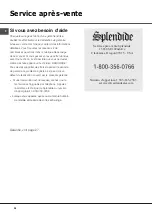 Предварительный просмотр 26 страницы Splendide DV6400X Care, Use And Installation Booklet