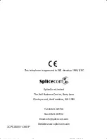 Предварительный просмотр 13 страницы Splicecom PCS 505 Operating Instructions & User Manual