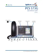 Preview for 1 page of Splicecom PCS 573G Quick Reference Manual