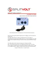 Splitvolt SPS 01-011 Quick Start User Manual preview