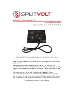 Splitvolt SPS 01-031-30A-01 Quick Start User Manual preview