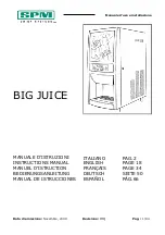 Preview for 1 page of SPM BIG JUICE Instruction Manual