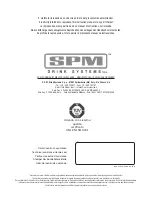 Preview for 72 page of SPM FROSTY DREAM 2 Instruction Manual