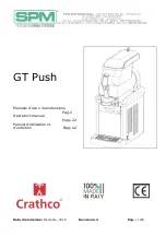 Preview for 1 page of SPM GT Push 1 Operator'S Manual