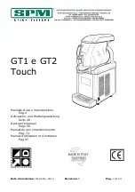 SPM GT1 Touch Operator'S Manual предпросмотр