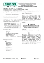 Preview for 53 page of SPM GT1 Touch Operator'S Manual