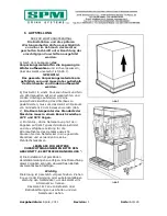 Предварительный просмотр 60 страницы SPM Ice Dream 1 Operator'S Manual