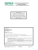 Предварительный просмотр 21 страницы SPM IPro 2 W Operator'S Manual