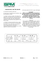 Предварительный просмотр 12 страницы SPM IPro Operator'S Manual