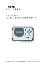 Preview for 1 page of SPM Machine Guard MG4-REF11A Instruction Manual