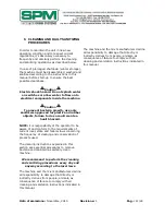Предварительный просмотр 11 страницы SPM NINA HOT Series Operator'S Manual