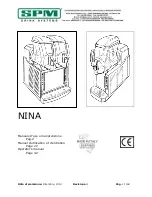 Preview for 1 page of SPM NINA1 Operator'S Manual