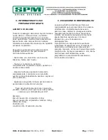Предварительный просмотр 20 страницы SPM NINA1 Operator'S Manual