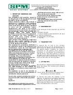Предварительный просмотр 44 страницы SPM NINA1 Operator'S Manual