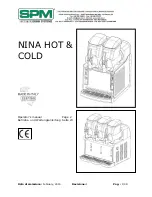 SPM NINA2 HOT&COLD Operator'S Manual предпросмотр