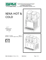 Предварительный просмотр 1 страницы SPM NINA2 HOT&COLD Operator'S Manual