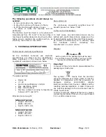 Preview for 5 page of SPM NINA2 HOT&COLD Operator'S Manual