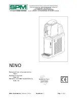 Предварительный просмотр 1 страницы SPM NINO Operator'S Manual