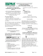 Предварительный просмотр 5 страницы SPM NINO Operator'S Manual