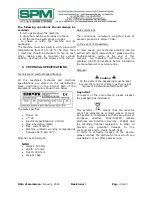 Предварительный просмотр 24 страницы SPM NINO Operator'S Manual