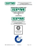 Предварительный просмотр 64 страницы SPM SP Series Operator'S Manual