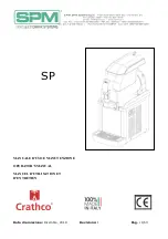 Предварительный просмотр 1 страницы SPM SP Operator'S Manual