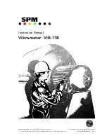 Предварительный просмотр 1 страницы SPM Vibrameter VIB-11B Instruction Manual