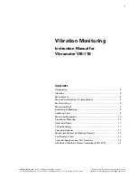Предварительный просмотр 2 страницы SPM Vibrameter VIB-11B Instruction Manual