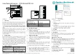 Предварительный просмотр 1 страницы Spohn & Burkhardt ESS160 Installation Instructions